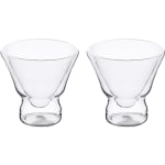 Bergner MasterPro Mixology Martini Glasses, 7.7 Oz, Clear, Set Of 2 Glasses