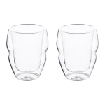 Masterpro Bergner Mixology Whiskey Glasses, 12.85 Oz, Clear, Set Of 2 Glasses