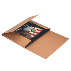 Partners Brand Jumbo Easy Fold Mailers, 48in x 24in x 6in, Kraft, Pack Of 20