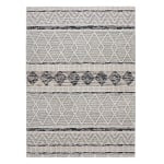 Linon Aria Area Rug, 2ft x 3ft, Finch Cream/Gray