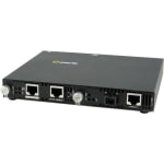 Perle SMI-1000-S1SC40U Media Converter - 2 x Network (RJ-45) - 1 x SC Ports - Management Port - 10/100/1000Base-T, 1000Base-BX - 24.85 Mile