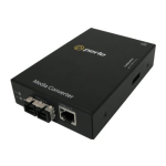 Perle S-100-S2SC80 - Fiber media converter - 100Mb LAN - 100Base-TX, 100Base-ZX - RJ-45 / SC single-mode - up to 49.7 miles - 1550 nm