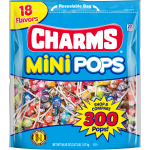 Charms Mini Pops, 3.47-Lb Bag, Assorted Flavors, Bag Of 300