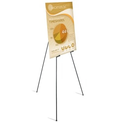 Office Depot Brand Instant Display Easel, Table Top Size, Black