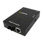 Perle S-100-S2ST80 - Fiber media converter - 100Mb LAN - 100Base-TX, 100Base-ZX - RJ-45 / ST single-mode - up to 49.7 miles - 1550 nm