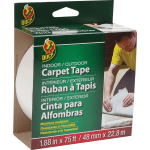 Duck Brand Indoor/outdoor Double-sided Carpet Tape, 1.88in x 25 Yd., White