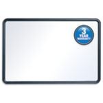 Quartet Melamine Dry-Erase Whiteboard, 24in x 36in, Aluminum Frame With Black Finish