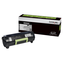 Lexmark 50F0H0G High-Yield Black Toner Cartridge