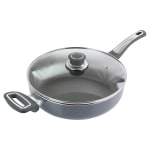 Oster 3.5-Quart Aluminum Saute Pan With Lid, Gray