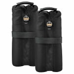 Ergodyne SHAX 6094 Tent Weight Bags, Black, Pack Of 2 Weight Bags