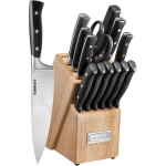 Cuisinart 15-Piece Triple Rivet Stainless Steel Knife Block Set