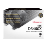 Office Depot Remanufactured Black High Yield Toner Cartridge Replacement For Dell D5460, OD5460