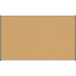 Lorell Cork Board, 72in x 48in, Aluminum Frame With Silver/Black Finish