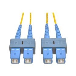 Eaton Tripp Lite Series Duplex Singlemode 9/125 Fiber Patch Cable (SC/SC), 15M (50 ft.) - Patch cable - SC single-mode (M) to SC single-mode (M) - 15 m - fiber optic - duplex - 9 / 125 micron - yellow