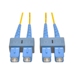 Eaton Tripp Lite Series Duplex Singlemode 9/125 Fiber Patch Cable (SC/SC), 15M (50 ft.) - Patch cable - SC single-mode (M) to SC single-mode (M) - 15 m - fiber optic - duplex - 9 / 125 micron - yellow