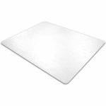 Floortex Ecotex Enhanced Polymer Rectangular Chair Mat for Hard Floors - 48in x 60in - Hard Floor - 60in Length x 48in Width x 0.075in Depth x 0.080in Thickness - Rectangular - Clear - 1Each