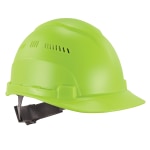 Ergodyne Skullerz 8966 Lightweight Cap-Style Vented Hard Hat, Lime