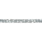 Amscan Christmas Tinsel Snowflake Boa Garlands, 9ft, Silver, Pack Of 2 Garlands