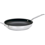 Cuisinart Chefs Classic Skillet With Helper Handle, 12in, Silver