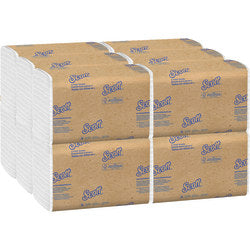 Scott C-Fold 1-Ply Paper Towels, 200 Sheets Per Pack, Case Of 12 Packs