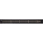 Cisco SG250X-48P Gigabit PoE with 4-Port 10-Gigabit Smart Switch - 48 Ports - Manageable - 10 Gigabit Ethernet - 2 Layer Supported - Twisted Pair - Rack-mountable - Lifetime Limited Warranty