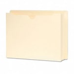 Smead End-Tab Expansion File Jackets, Letter Size, 2in Expansion, Manila, Box Of 25