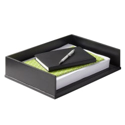 Victor Midnight Black Collection Stacking Letter Tray