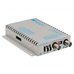 Omnitron iConverter T3/E3 Fiber Media Converter Coaxial LC Single-Mode 30km Wide Temp - 1 x T3/E3/DS-3; 1 x LC Single-mode; Wall-Mount Standalone; Univ. AC Powered; Lifetime Warranty