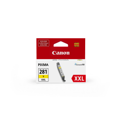 Canon CLI-281 ChromaLife 100+ Extra-High-Yield Yellow Ink Tank, CLI-281 XXL