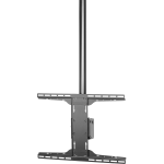 Peerless PLCM-UNL Solid-Point Flat Panel Straight Column Ceiling Mount - 225lb