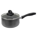 Oster Clairborne 2.5-Quart Aluminum Sauce Pan, Charcoal Gray