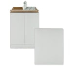 Quality Park Redi-Strip Envelopes, Photo Mailers, 9-3/4in x 12-1/2in, White, Box Of 25 Envelopes