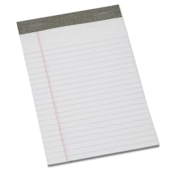 SKILCRAFT Linen Top Writing Pads, 5in x 8in, White, Pack Of 12 (AbilityOne 7530-01-447-1355)