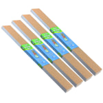 Flipside Cork Message Bars, 2in x 20in, Natural, 3 Bars Per Pack, Set Of 4 Packs