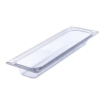 StorPlus 1/2-Size Plastic Food Pans, 2 1/2inH x 6 1/4inW x 20 3/4inD, Clear, Pack Of 6