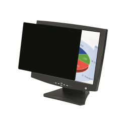 Fellowes PrivaScreen Blackout Privacy Filter - 24.0in Wide - For 24in Widescreen LCD Notebook, Monitor - 16:10 - Dust-free, Scratch Resistant - Black - TAA Compliant