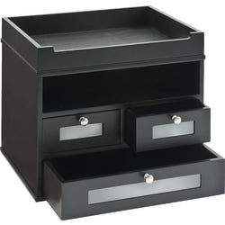 Victor Midnight Black Collection Tidy Tower Organizer