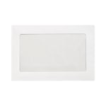 LUX #6 1/2 Full-Face Window Envelopes, Middle Window, Gummed Seal, Bright White, Pack Of 1,000