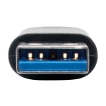 Tripp Lite USB-C to USB-A Adapter (F/M), USB 3.2 Gen 2 (10 Gbps) - USB adapter - 24 pin USB-C (F) to USB Type A (M) - USB 3.2 Gen 2 / Thunderbolt 3 - 0.9 A - up to 10 Gbps data transfer rate - black