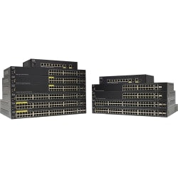 Cisco SF350-24 24-Port 10 100 Managed Switch - 24 Ports - Manageable - 10/100Base-T - 3 Layer Supported - Twisted Pair - Rack-mountable - Lifetime Limited Warranty