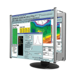 Kantek Lcd Monitor Magnifier Fits 15in Monitors - Magnifying Area 13.13in Width x 10.50in Length - Overall Size 11in Height x 7in Width