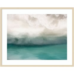 Amanti Art Big Sur by Emily Kenney Wood Framed Wall Art Print, 30inH x 41inW, White