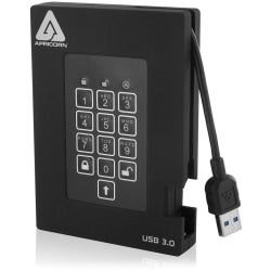 Apricorn Aegis Padlock 1TB External Hard Drive, A25-3PL256-1000F