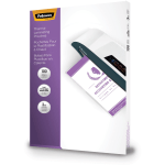 Fellowes Laminating Pouches, Type G, Glossy, 3 mil Thick, 9in x 14.50in, Clear, Pack Of 100