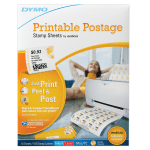 DYMO Printable Postage, 1750042, 24 Stamps Per Sheet, Pack Of 8 Sheets