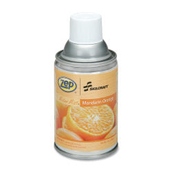 SKILCRAFT Zep Meter Mist Air Freshener Refill, 7 Oz., Mandarin Orange, Pack Of 12 (AbilityOne 6840-01-459-8263)