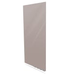 Ghent Aria Low-Profile Magnetic Glass Whiteboard, 48in x 120in, Lilac Gray