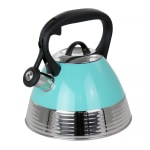 Mr. Coffee 2.5-Quart Whistling Tea Kettle, Turquoise