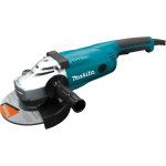 Makita 7in Corded Angle Grinder With AC/DC Switch, Blue