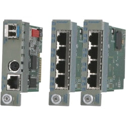 Omnitron Systems iConverter TM3 Transport Module - Optical Fiber, Twisted Pair - Gigabit Ethernet - 1 Gbit/s - 1 x RJ-45